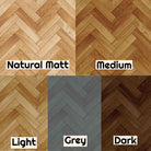 5 colour options for handmade furniture