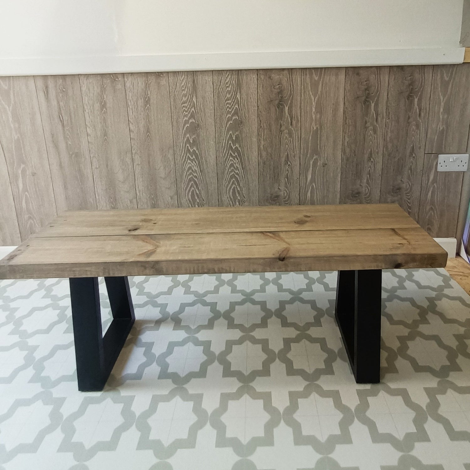 handmade bench for dining table